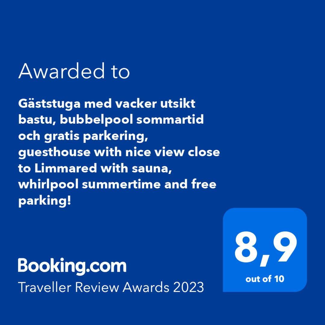 Gaeststuga I Vacker Natur, Bastu, Bubbelpool Sommartid Och Gratis Parkering Naera Ulricehamn Och Lassalyckan, Guesthouse With Nice View With Sauna And Free Parking Close To Dalsjoefors And Fishing Borås Eksteriør bilde